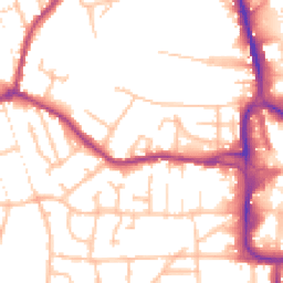 Daytime road noise heatmap for DY8 3TF