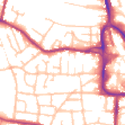 Daytime road noise heatmap for DY8 3TJ