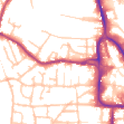 Daytime road noise heatmap for DY8 3TQ