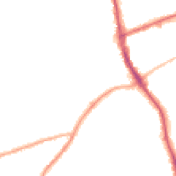 Night-time road noise heatmap for DY8 4BF