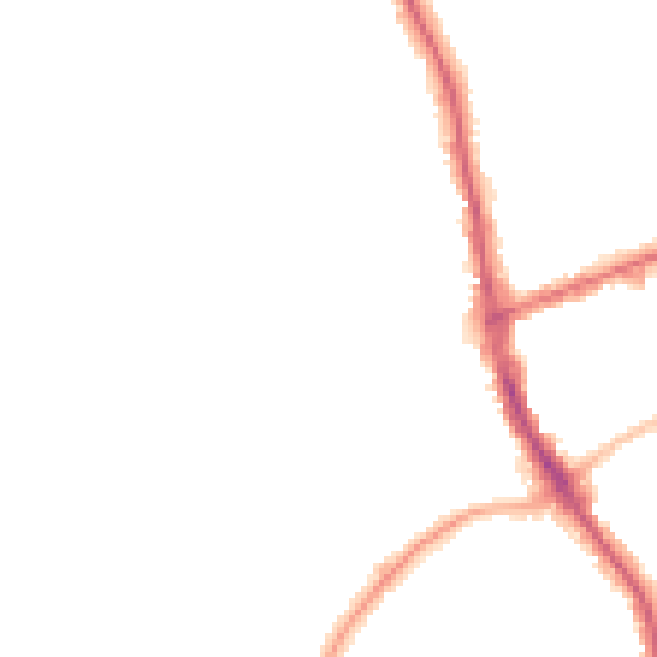 Night-time road noise heatmap for DY8 4DS