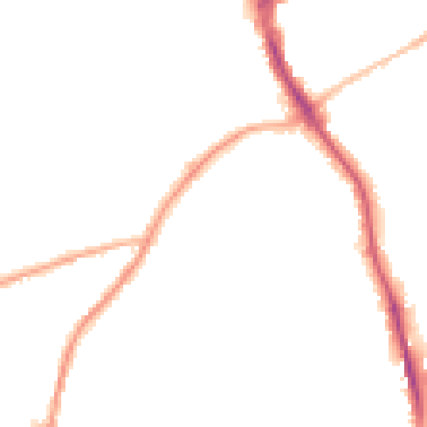 Night-time road noise heatmap for DY8 4GA