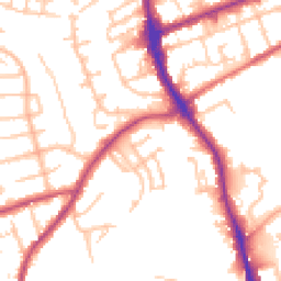 Daytime road noise heatmap for DY8 4GE