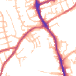 Daytime road noise heatmap for DY8 4GF
