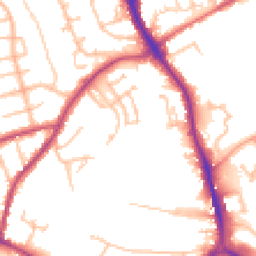 Daytime road noise heatmap for DY8 4GG