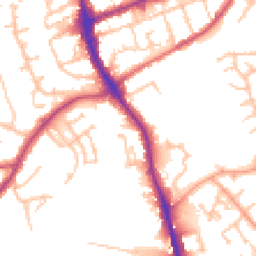Daytime road noise heatmap for DY8 4HQ