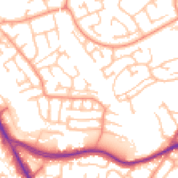 Daytime road noise heatmap for DY8 4HX