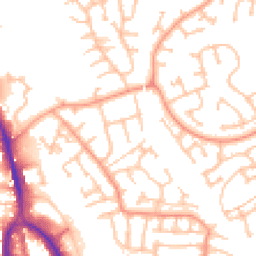 Daytime road noise heatmap for DY8 4JS