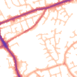 Daytime road noise heatmap for DY8 4PL