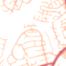 Daytime road noise heatmap for DY8 4TQ