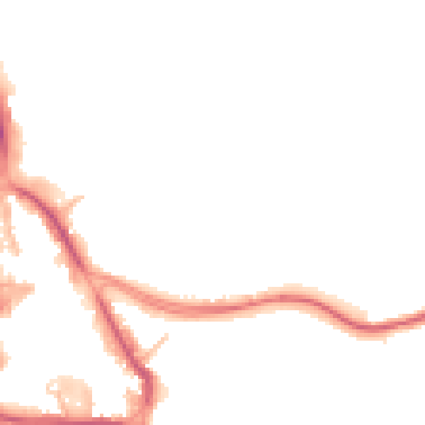 Night-time road noise heatmap for DY8 4UG