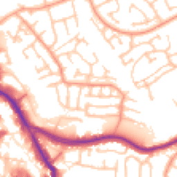 Daytime road noise heatmap for DY8 4UU