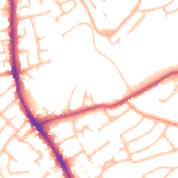 Daytime road noise heatmap for DY8 5DX