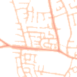 Daytime road noise heatmap for DY8 5NE