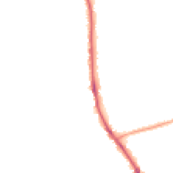 Night-time road noise heatmap for DY8 5PG