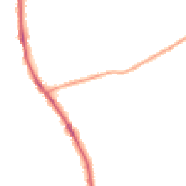 Night-time road noise heatmap for DY8 5SZ
