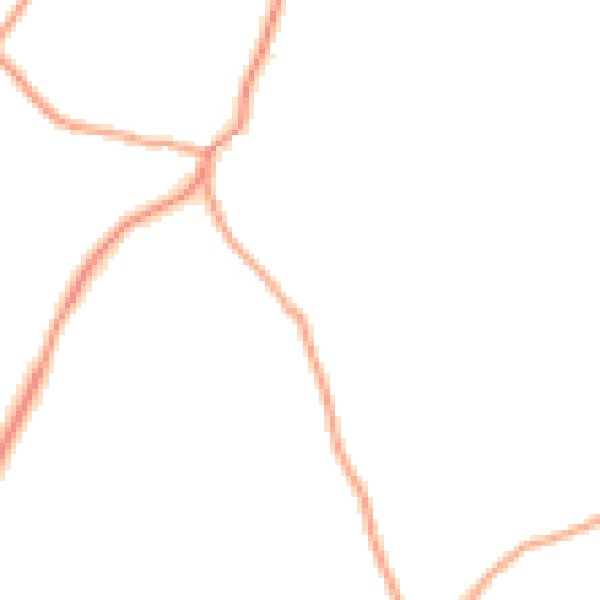 Daytime road noise heatmap for DY9 0BL