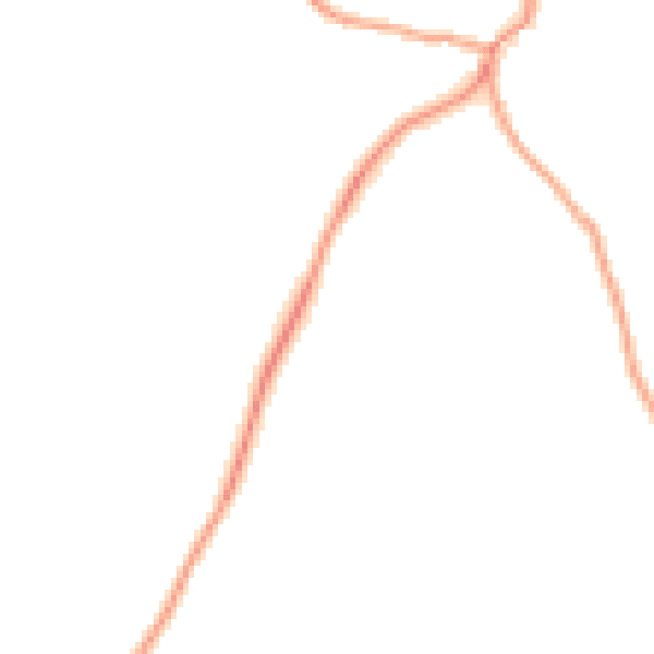 Daytime road noise heatmap for DY9 0BP