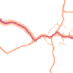 Daytime road noise heatmap for DY9 0DW