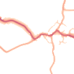 Daytime road noise heatmap for DY9 0DX
