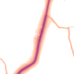 Daytime road noise heatmap for DY9 0EE
