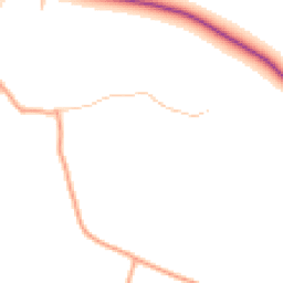 Daytime road noise heatmap for DY9 0EL