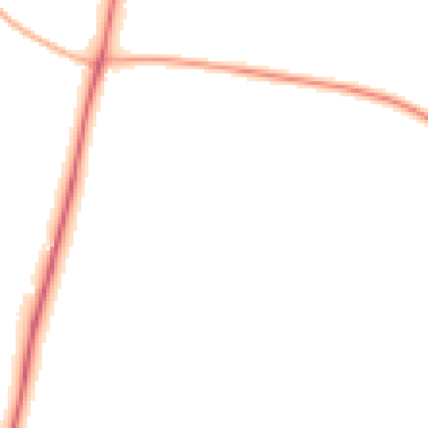 Night-time road noise heatmap for DY9 0EQ