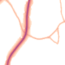 Daytime road noise heatmap for DY9 0ET