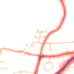Daytime road noise heatmap for DY9 0PJ