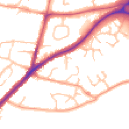 Daytime road noise heatmap for DY9 0QE