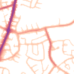 Daytime road noise heatmap for DY9 0XP