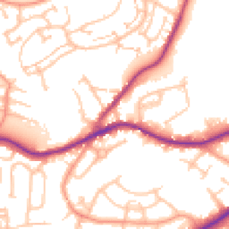 Daytime road noise heatmap for DY9 7AX