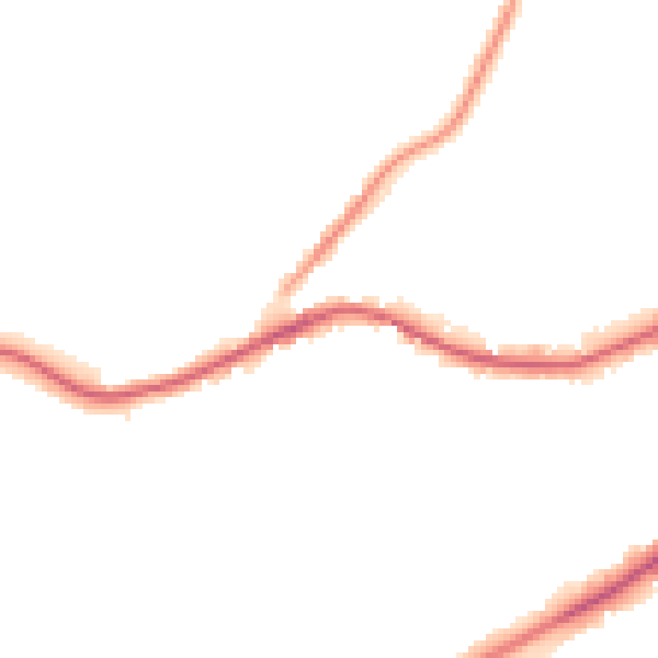 Night-time road noise heatmap for DY9 7BD