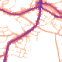 Daytime road noise heatmap for DY9 7DZ