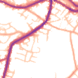 Daytime road noise heatmap for DY9 7ES