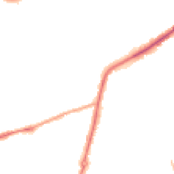 Night-time road noise heatmap for DY9 7LR