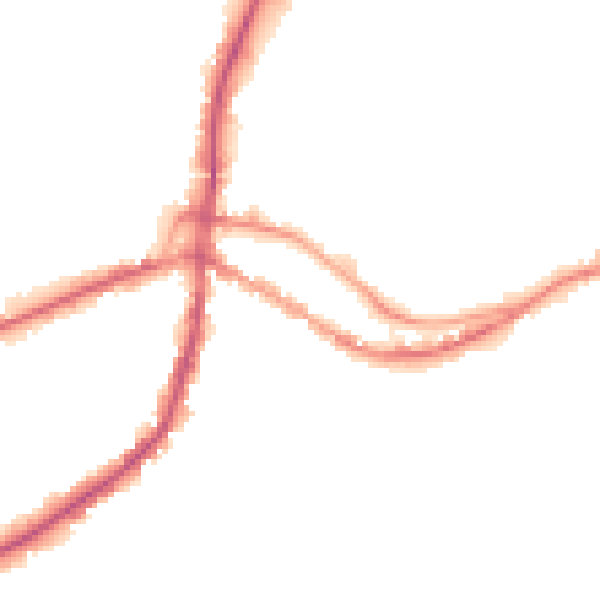 Night-time road noise heatmap for DY9 8LF