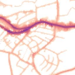 Daytime road noise heatmap for DY9 8SS