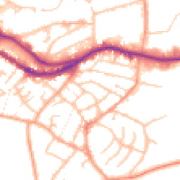 Daytime road noise heatmap for DY9 8TL