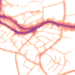 Daytime road noise heatmap for DY9 8TN