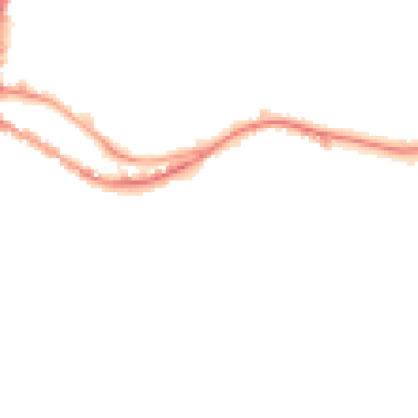 Night-time road noise heatmap for DY9 8TN