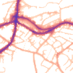 Daytime road noise heatmap for DY9 8UD