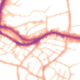 Daytime road noise heatmap for DY9 8UE