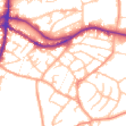 Daytime road noise heatmap for DY9 8UR