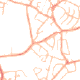 Daytime road noise heatmap for DY9 8XJ
