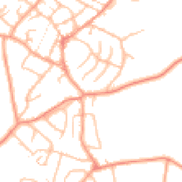 Daytime road noise heatmap for DY9 8XQ
