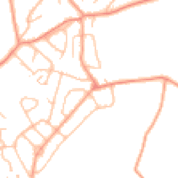 Daytime road noise heatmap for DY9 9BA
