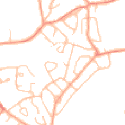 Daytime road noise heatmap for DY9 9BX