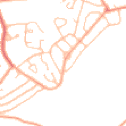 Daytime road noise heatmap for DY9 9DE