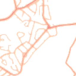 Daytime road noise heatmap for DY9 9DL